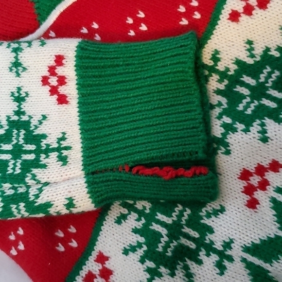 Kids Ugly Christmas Sweater w/ Stocking - Picture 4 of 6